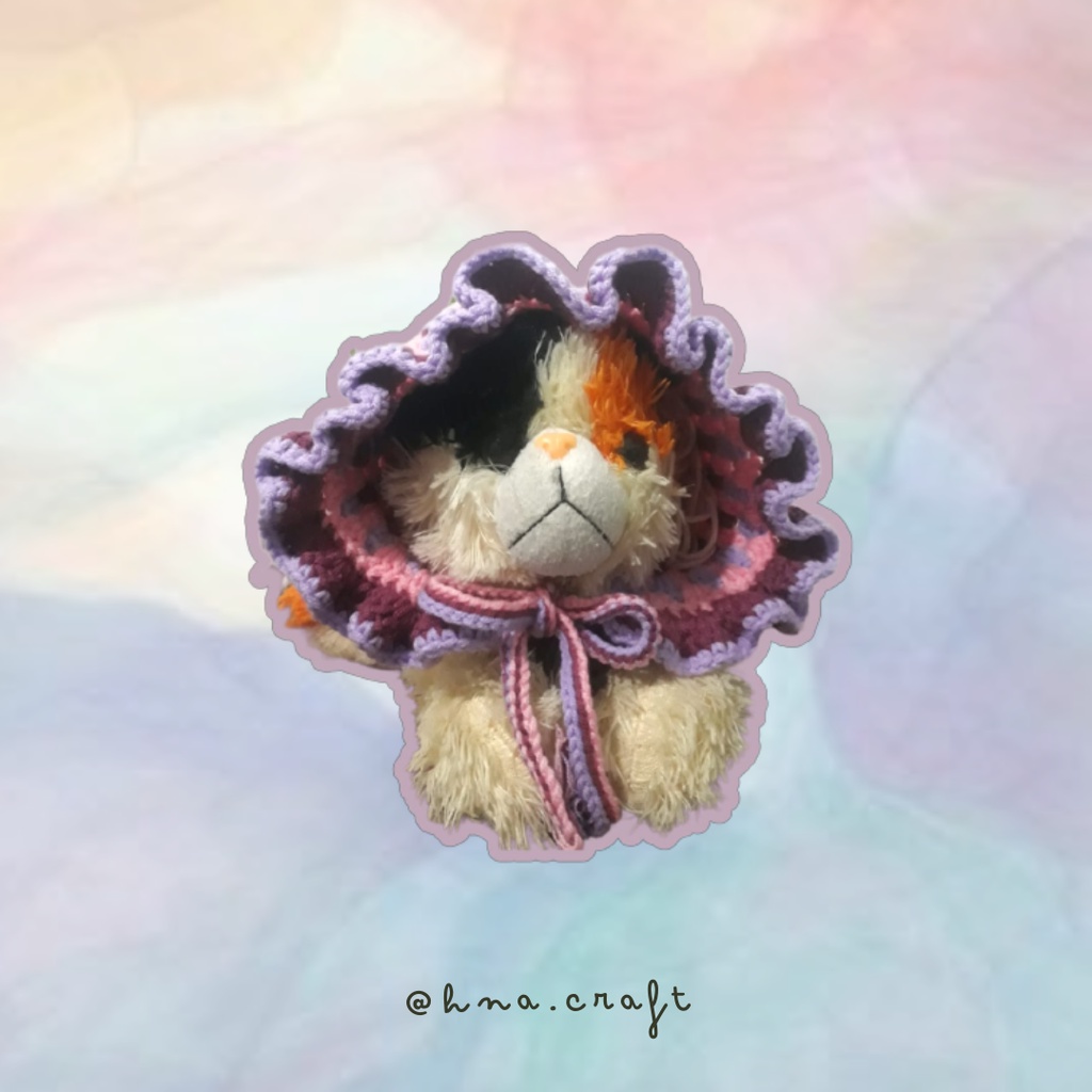 Pre-Order //Baby Bonnet Hat// Topi Rajut  100% Handmade Ukuran Anak, Remaja dan Dewasa