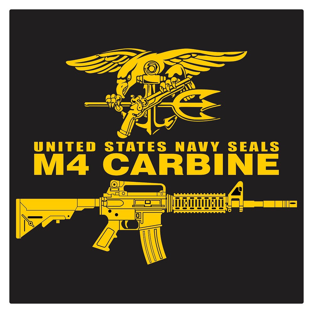 US Navy Seals M4 Carbine 1, Cutting Sticker