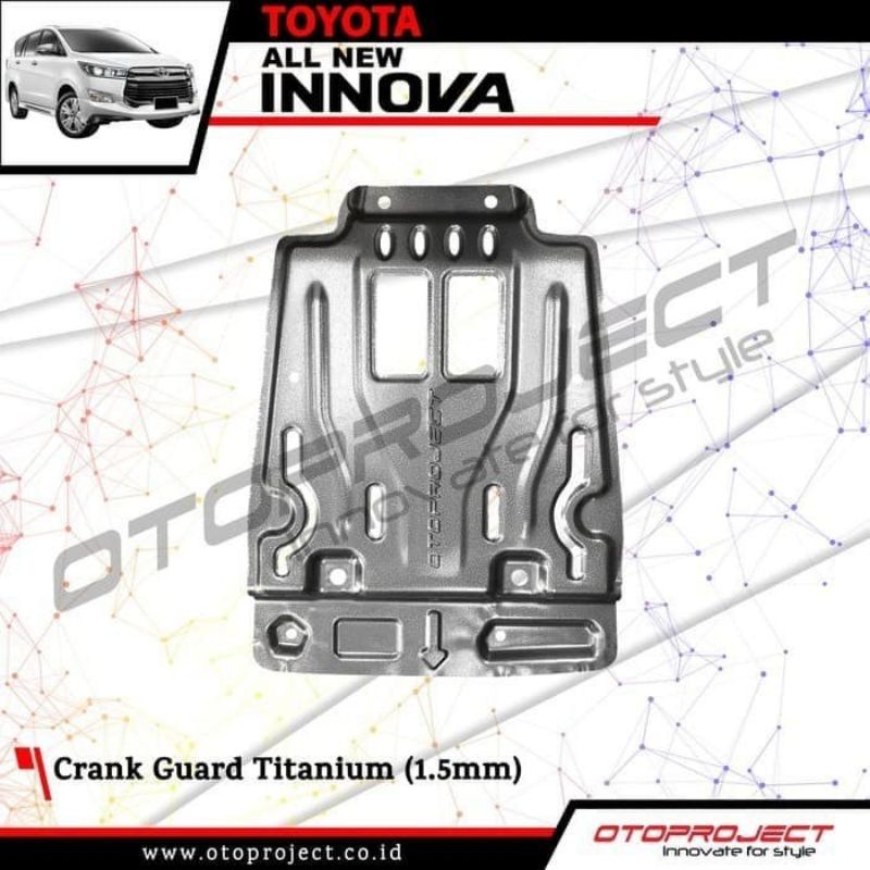 crank guard / pelindung mesin bawah all new Innova 2016 2020 2021 2022 gr sport otoproject