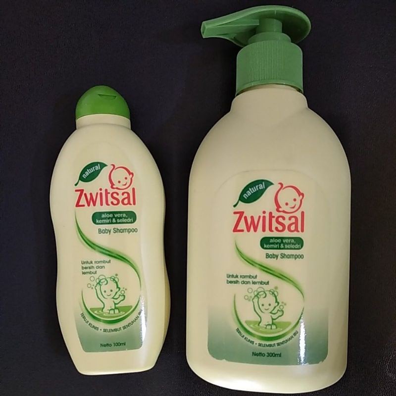 zwitsal baby shampoo 100ml 300ml pump