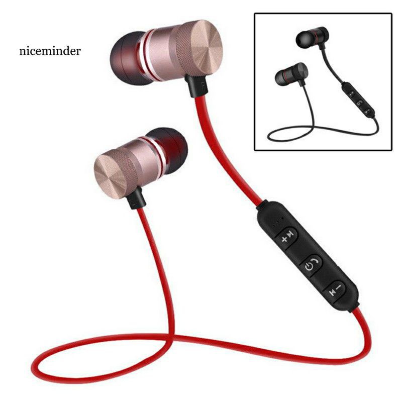 headset HANDSFREE bluetooth  sports magnet headset bass GOOD QUALITY magnet