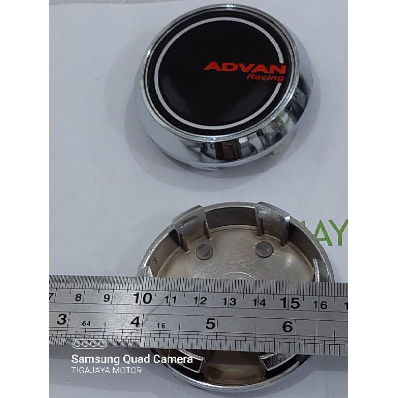 dop center velg tutup velg advan racing warna merah set 4pc tigajaya motor