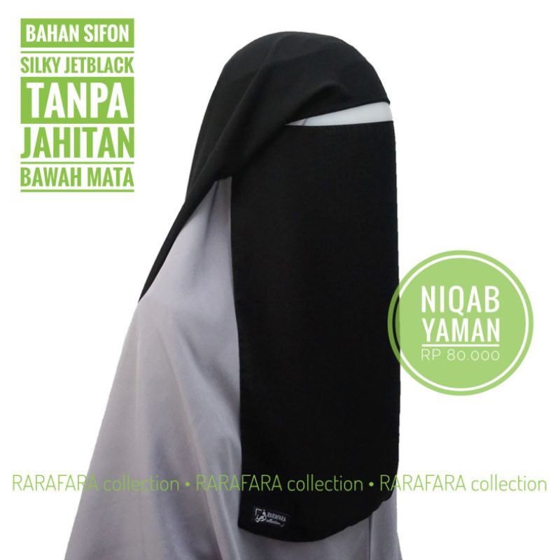 Niqab Yaman, Cadar Yaman, Cadar Pudah, Niqab Purdah