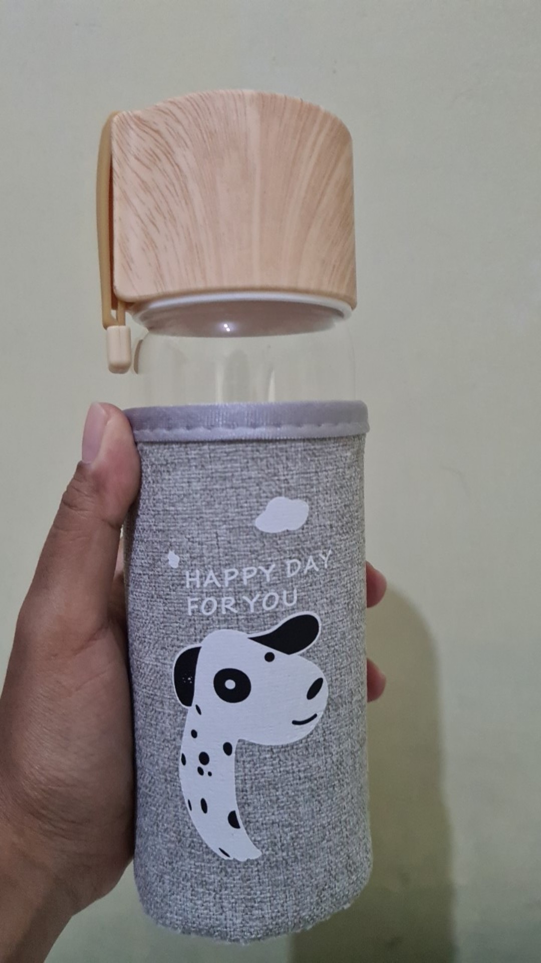 Rumauma Wooden Bottle Water Tumblr Character - Botol Minum Tutup Kayu