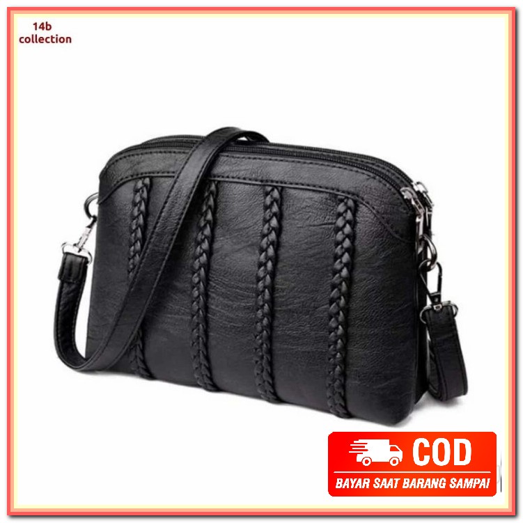 Momo Tas Selempang Sling Bag Slingbag Polos| Waist Slempang Punda HM286 Tas Selempang Tory Bags Ta