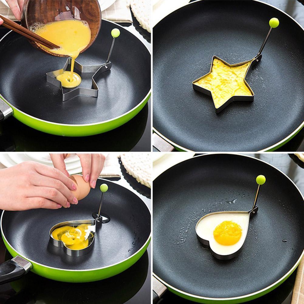 Cetakan dengan Bahan Stainless Steel dan Bentuk Panci untuk Telur Goreng / Pancake