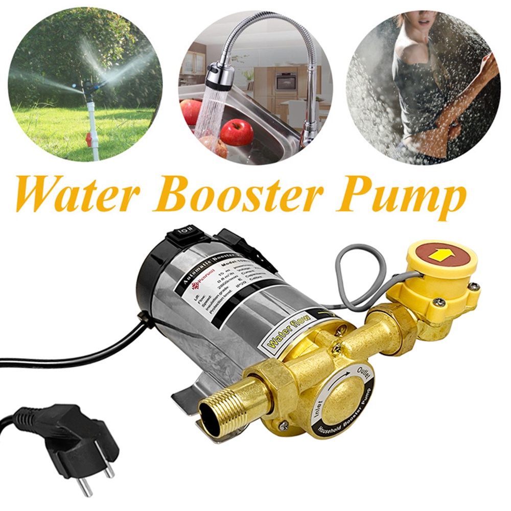 Pompa Booster Pendorong 100Watt Mesin Pendorong Air Shower Water Heater Booster Pompa Booster Otomatis