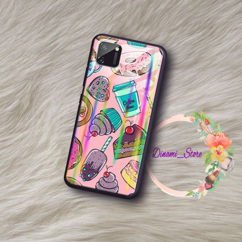 back case glass aurora Donuts wallpaper Vivo Y91 Y17 Y12 Y15 Y93 Y95 Y81 Y83 Y71 Y53 y20 Y30  DST310