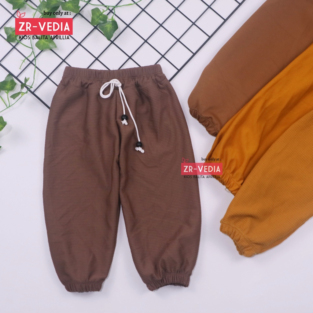 (Anak Perempuan) Jogger Molly Uk 1-12 Tahun / Celana Harian Olahraga Tidur Pants Branded Joger Panjang Anak Laki Laki Perempuan Polos Import Kios Balita Fawa Promo 3.3