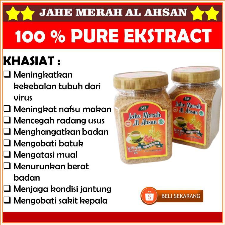 

JAHE MERAH BUBUK AL AHSAN 250 GR