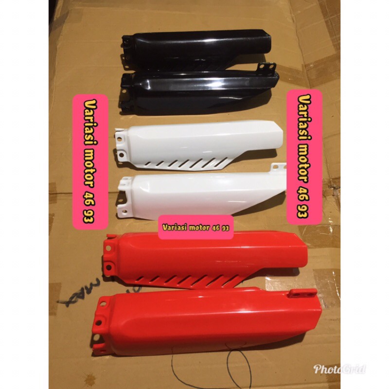 cover shock up side down honda crf 150 cover shock depan crf 150 original srx