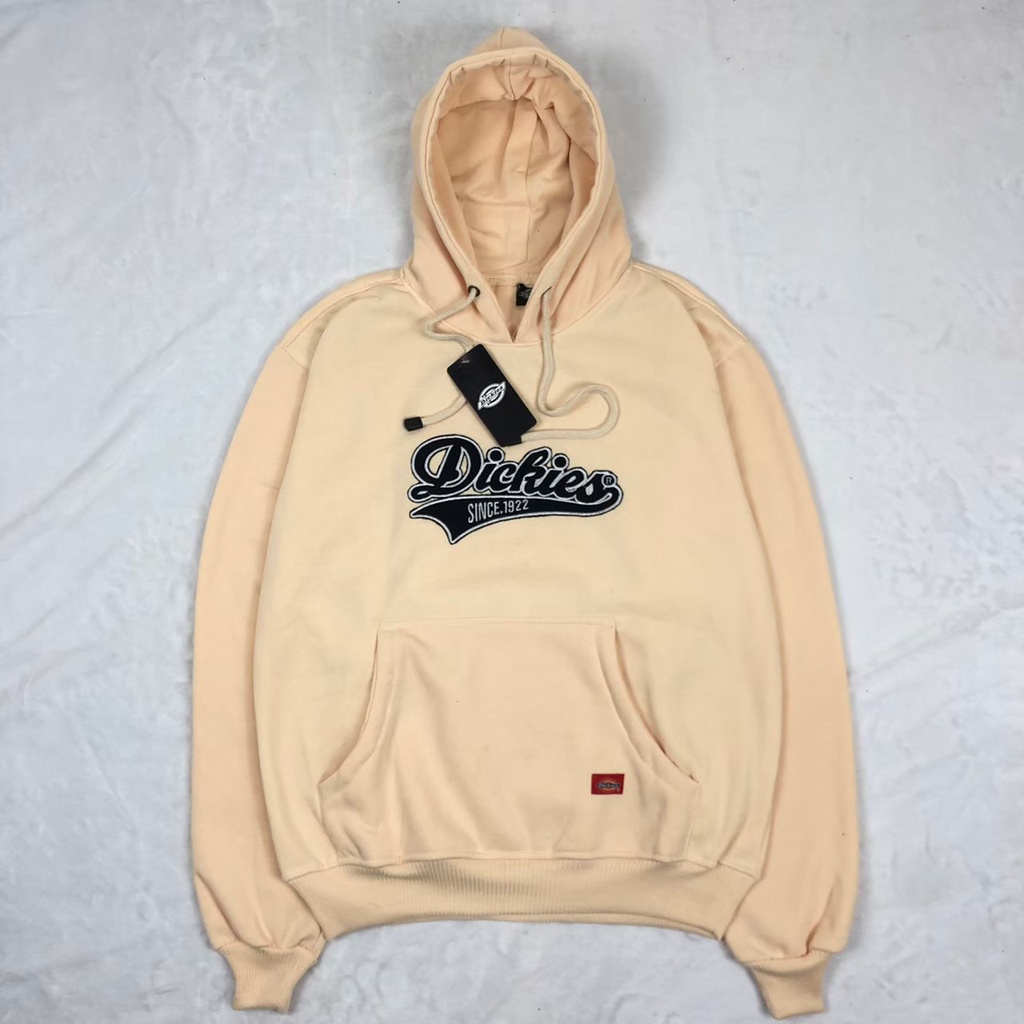 Hoodie DICKIES Premium Qualitu Full Tag Wash Label Motif Teks Bordir Unisex Model Jumper