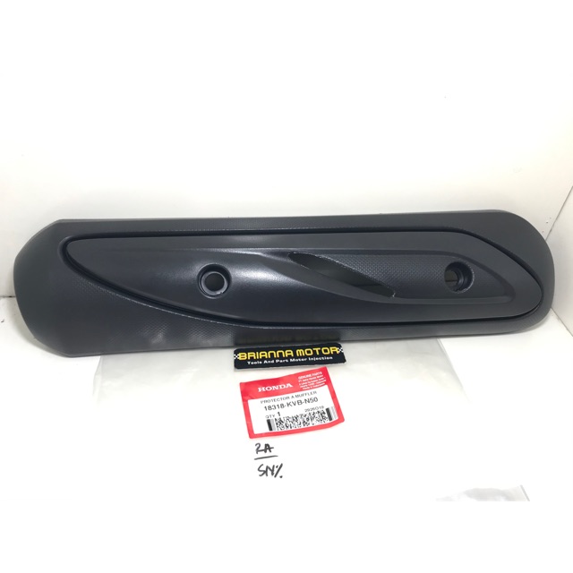 TUTUP KNALPOT VARIO 110 KARBU ORI HONDA 18318 KVB N50