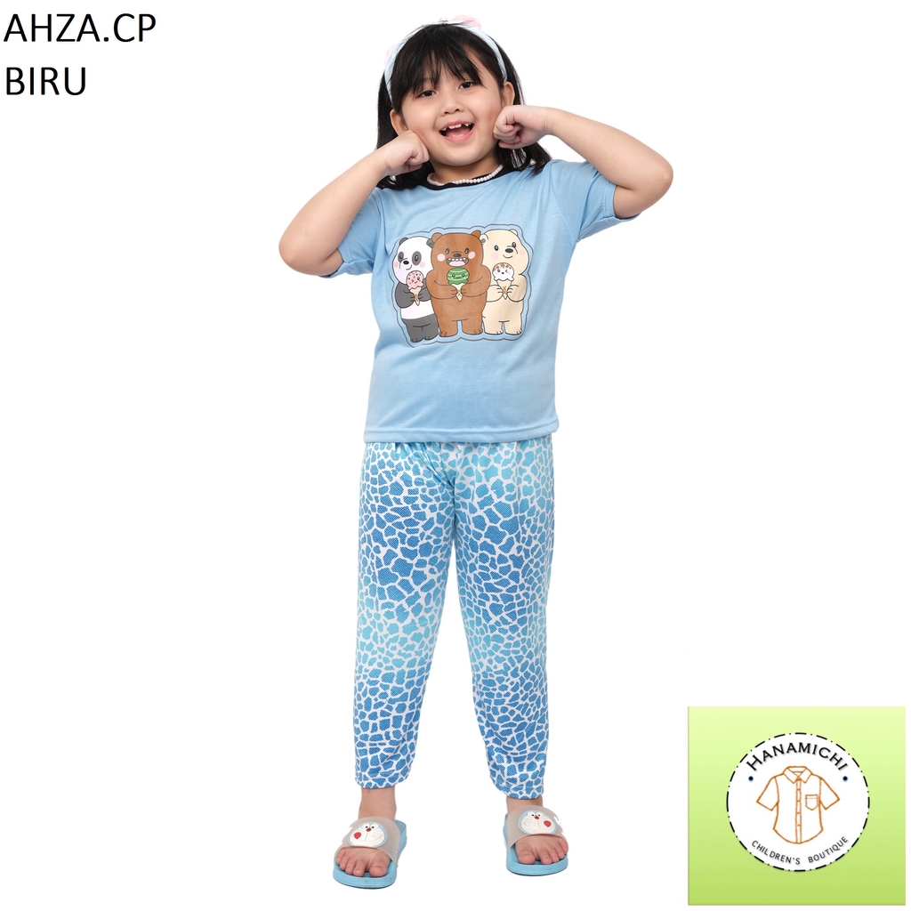 Hanamichi AHZA.CP Baju Tidur Anak Lengan Pendek