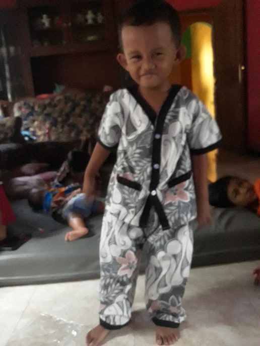Set Batik Piyama Anak Bayi Balita Cewek Cowok Produksi Sendiri