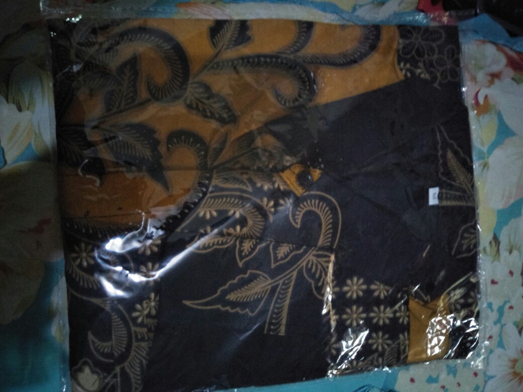 Batik Solo Trendy High Quality Kawung Kuning Full Furing Katun Halus Size M-xxl High Quality