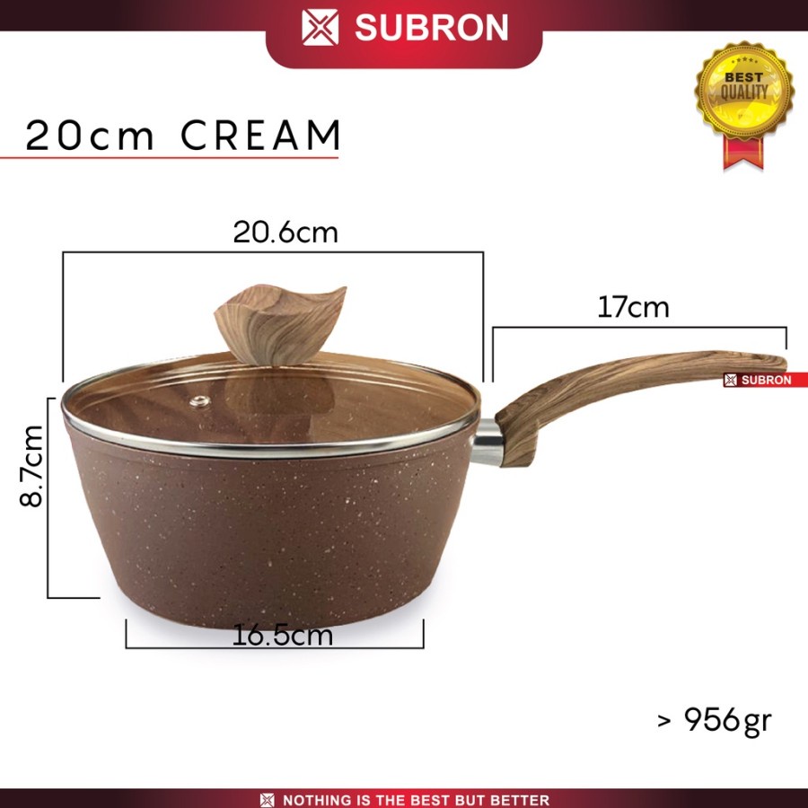 SUBRON MILK PAN MARBLE TX-M20K