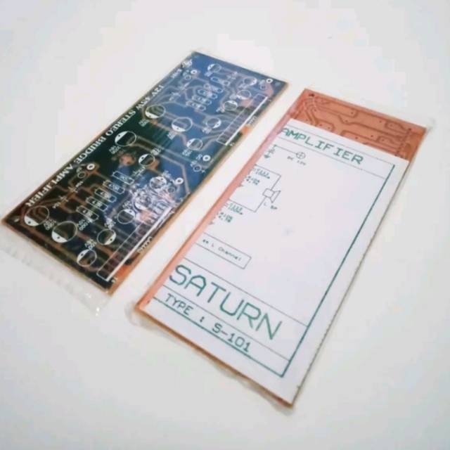 PCB 12V 45W Stereo BTL Power Amplifier SATURN S-101