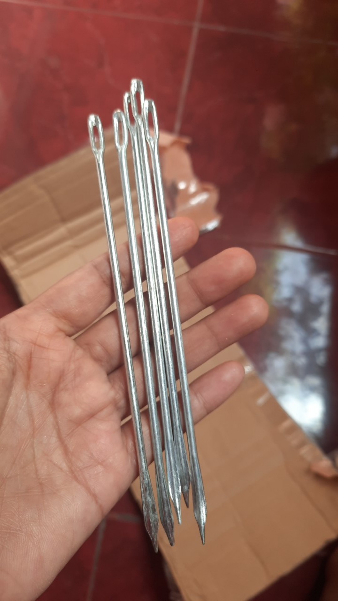 Jarum Jahit Karung 6” Packing Needles 150 Mm Curved Point