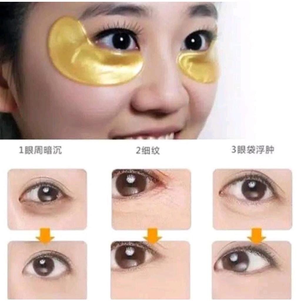 MASKER MATA / EYE MASK COLLAGEN GOLD / MENGHILANGKAN MATA PANDA