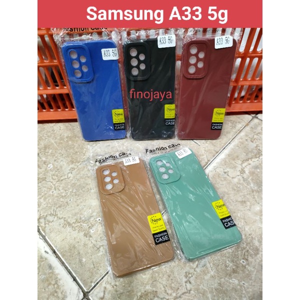 Softcase Samsung A33 5g silikon Casing Selicon Case Macaron Pelindung Pro Camera