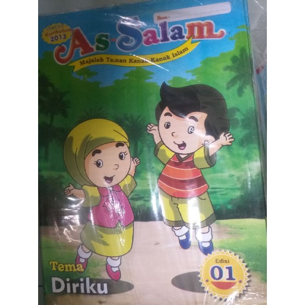 majalah anak kelas B paud tk ra