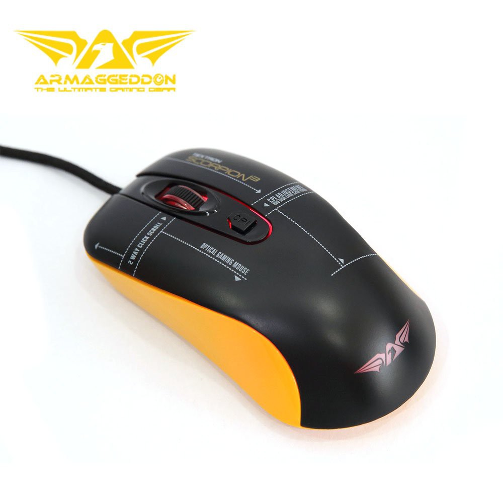 Mouse Gaming Armaggeddon Scorpion 3 Textron Ultimate RGB