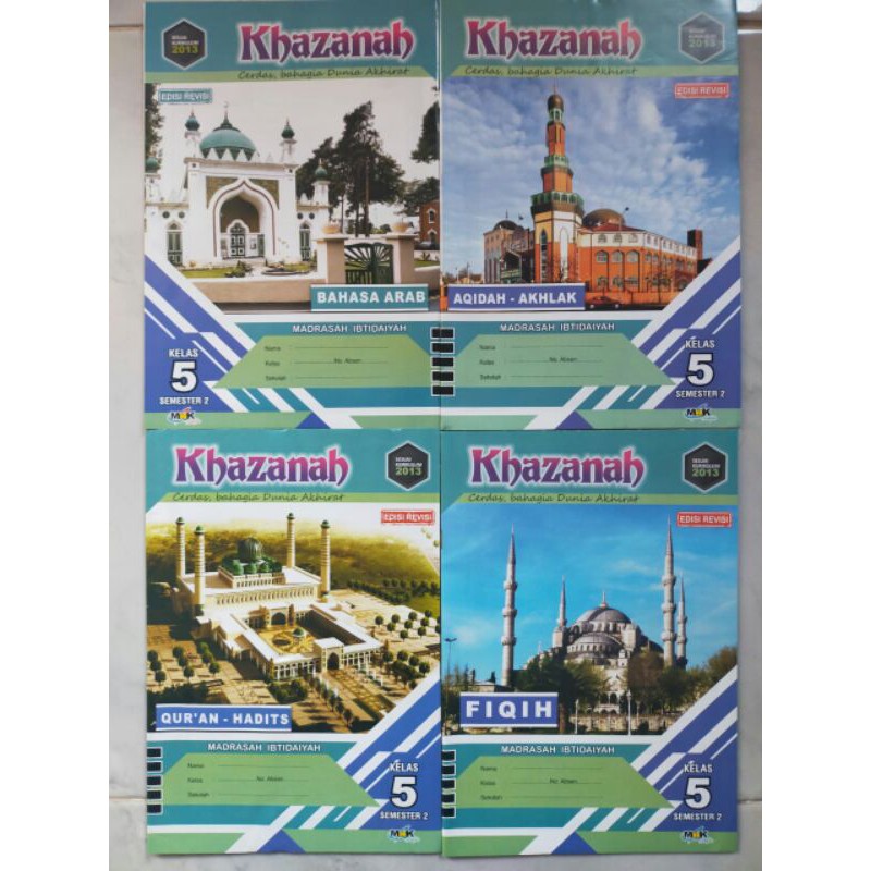1 Paket LKS Khazanah MI Kelas 5 Semester 2 Kurtilas Revisi