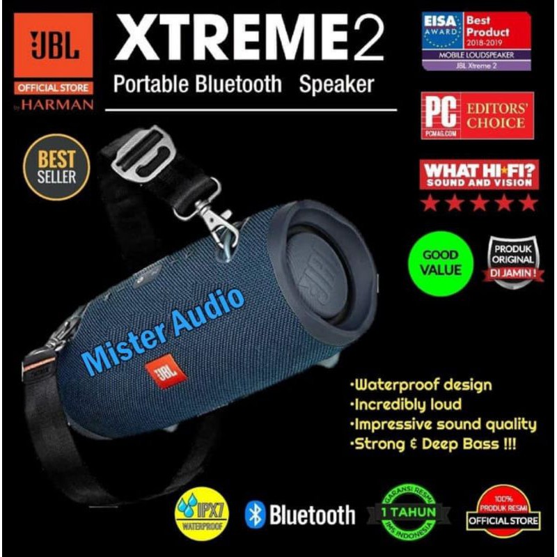 JBL Xtreme 2 / Xtreme2 Waterproof Portable Bluetooth Speaker Original