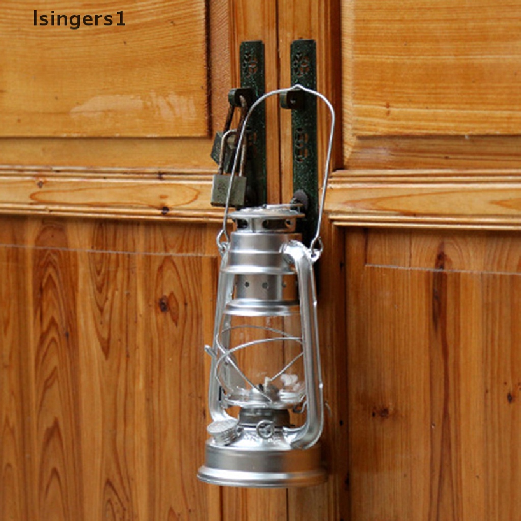 (lsingers1) Lampu Lentera Minyak Tanah Retro Klasik 25cm Bisa Diredupkan