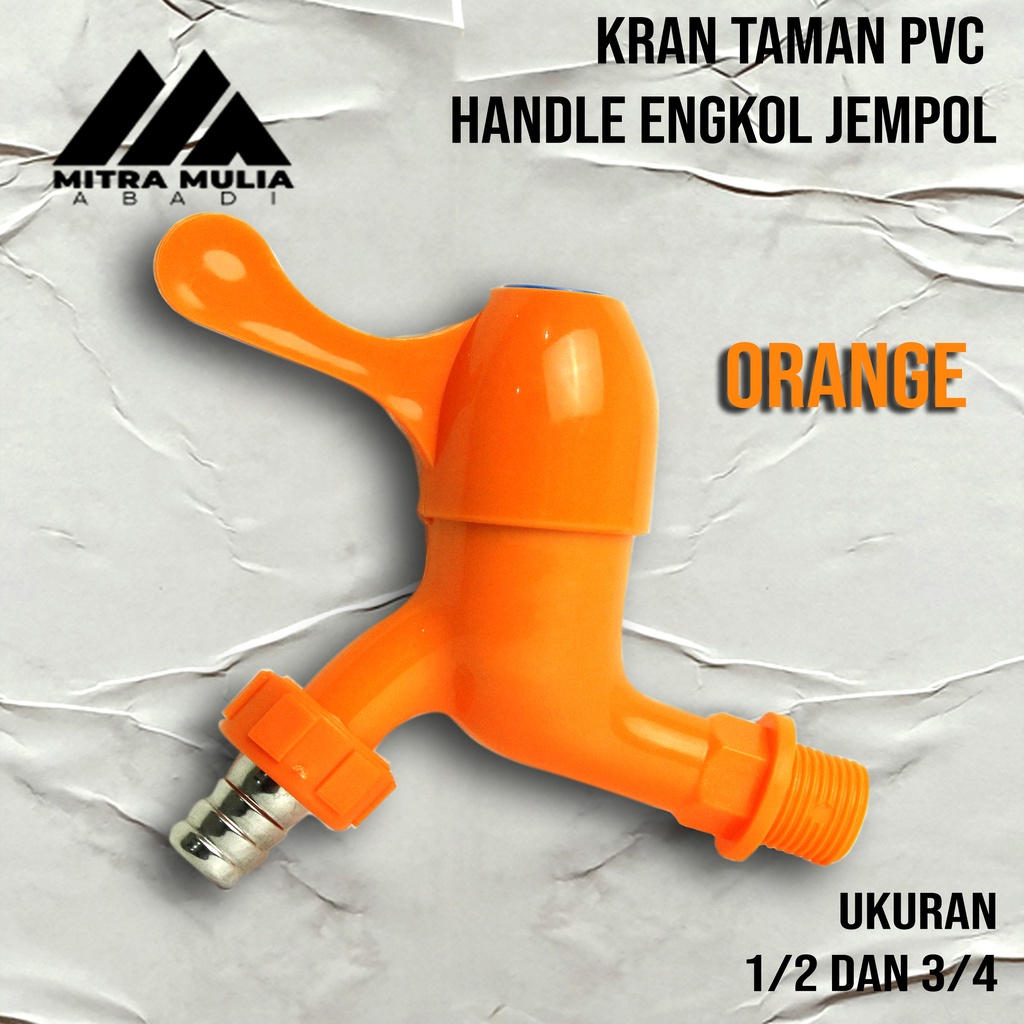 Keran Air PVC Jumbo Engkol 1/2&quot; Inch Kran Taman