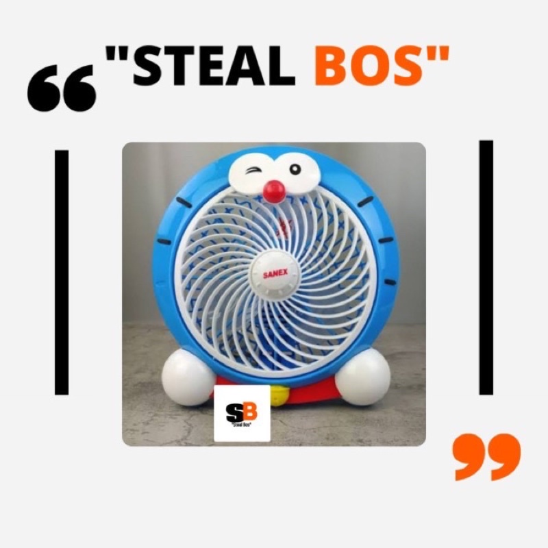 Kipas angin Karakter sanex(Doraemon) kipas sanex karakter kipas meja sanex