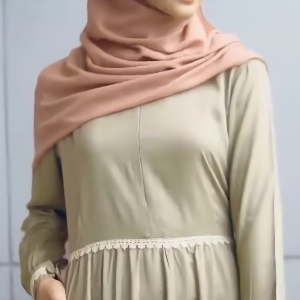 Gamis Katun Toyobo Remaja Terbaru Renda Dada Bordir Model Terbaru Modern Bisa COD