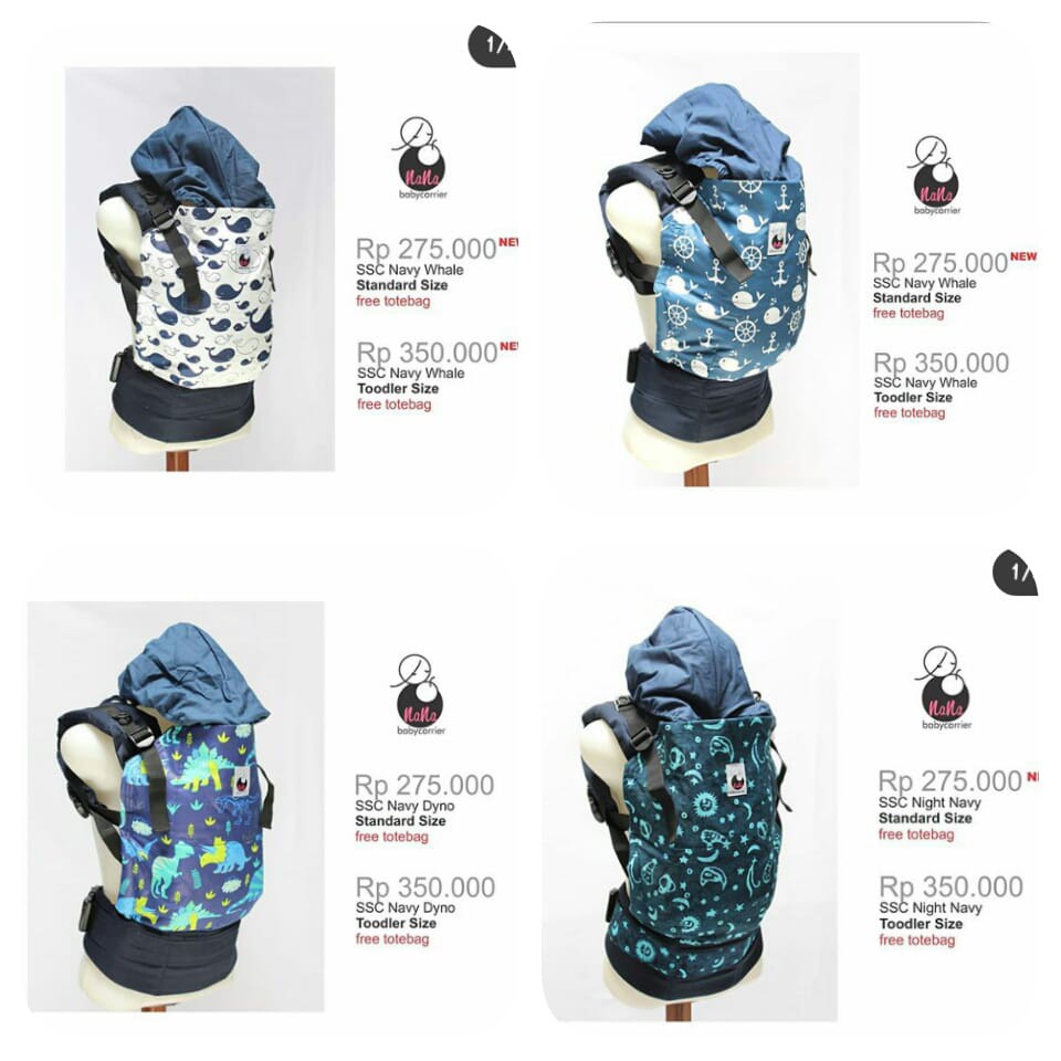Gendongan Nana SSC Baby Carrier / SSC Nana baby carrier / Gendongan