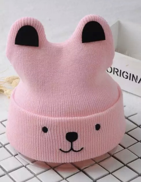IMPORT Hat Cap Kids Topi Rajut Wool Anak Karakter Musim Dingin Winter Knitted Kids Hat