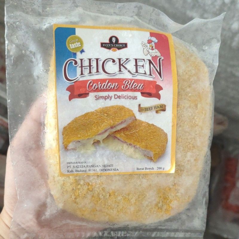 

Chicken Cordon Blue Oval Sven's Choice