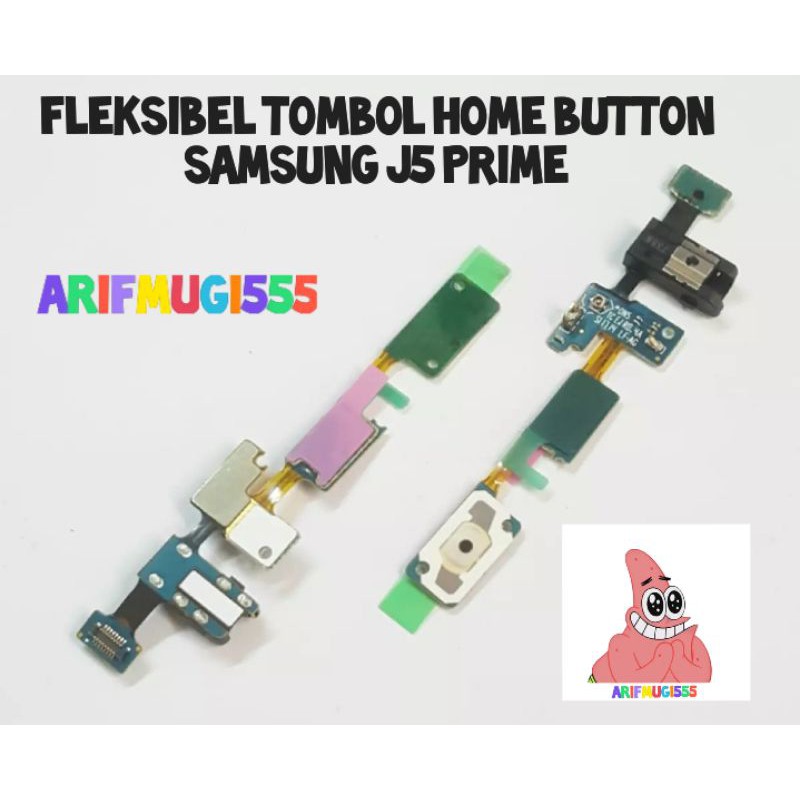 FLEXIBLE FLEXIBEL TOMBOL HOME BUTTON JACK HANDSFREE SAMSUNG J5 PRIME G570 ORIGINAL