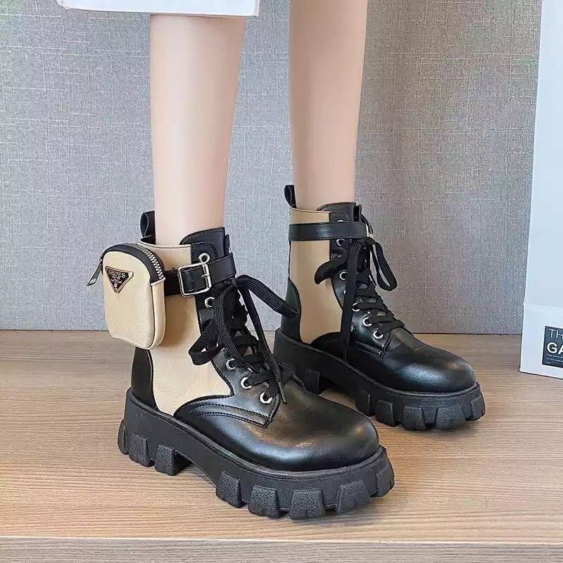 BT70 SEPATU BOOTS IMPORT WANITA KOREA BTS BRITISH MARTIN INGGRIS