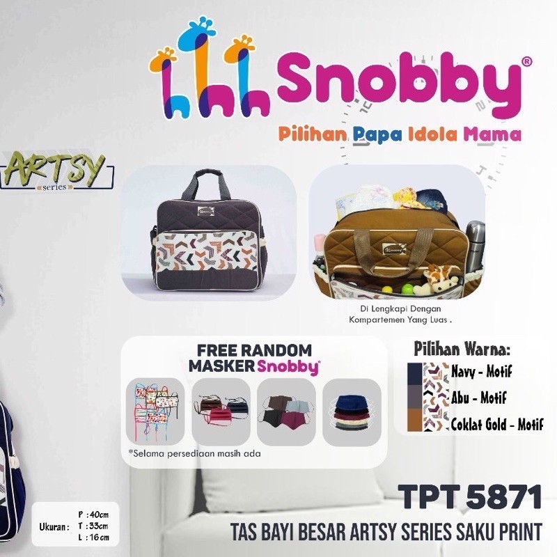 Tas bayi besar / medium / kecil artsy snobby new model simpel minimalis / tas perlengkapan bayi