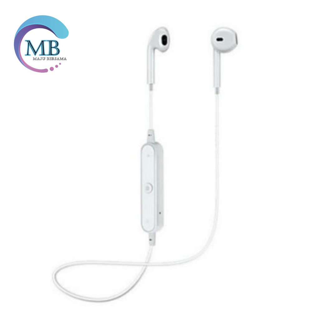 S6 Headset Headsfree Hf bluetooh tali sport super bAss wireless earphone MB1089