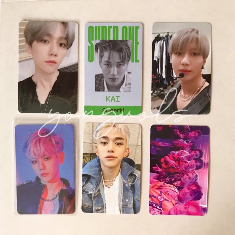 NCT/SuperM Photocard Baekhyun Kai Yuta Ten