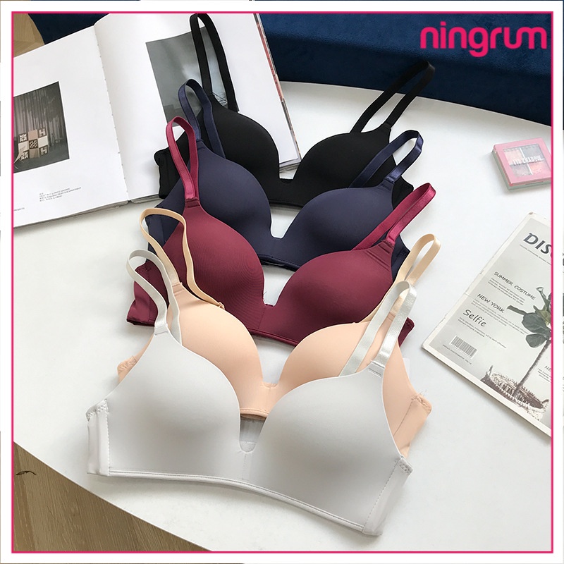 Ningrum Pakaian Dalam Bra Wanita BH Wanita Bra Sport bh push up bra tanpa kawat underwear seamless - 2028