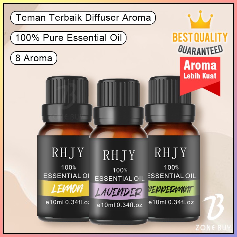 [NEW] Aroma Terapi Aromatherapy 10ML Essential oil Pengharum Ruangan Air Humidifier Termurah Pure Diffuser