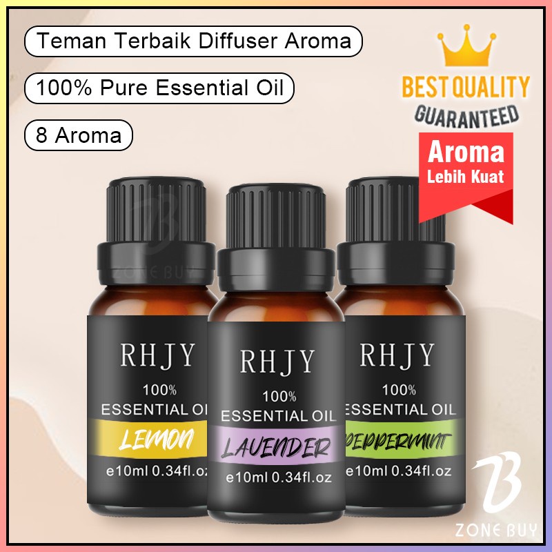 [NEW] Aroma Terapi Aromatherapy 10ML Essential oil Pengharum Ruangan Air Humidifier Termurah Pure Diffuser