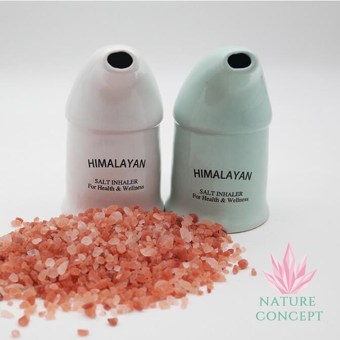 Nature Concept Himalayan Salt Inhaler for Asthma therapy Terapi Asma Garam Himalaya