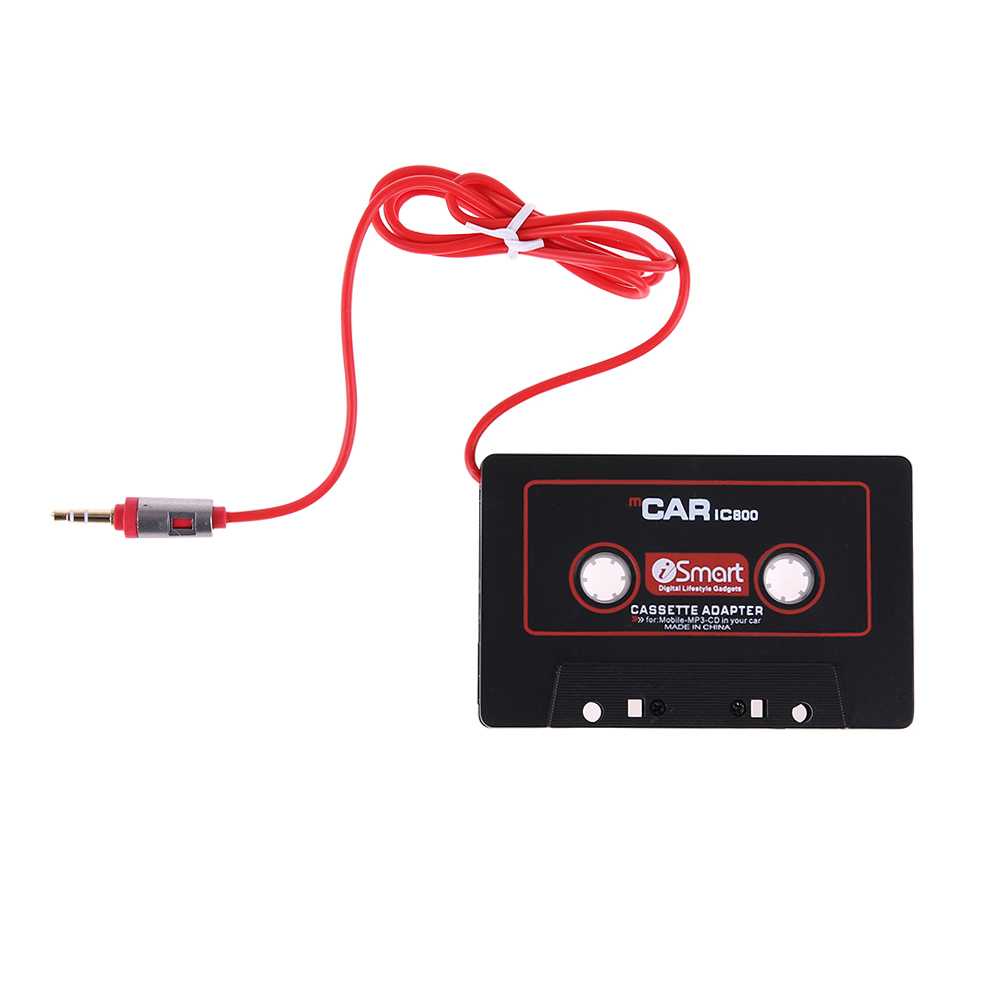 Car Digit Konverter Kaset Tape Mobil ke 3.5mm AUX - W800-Hitam