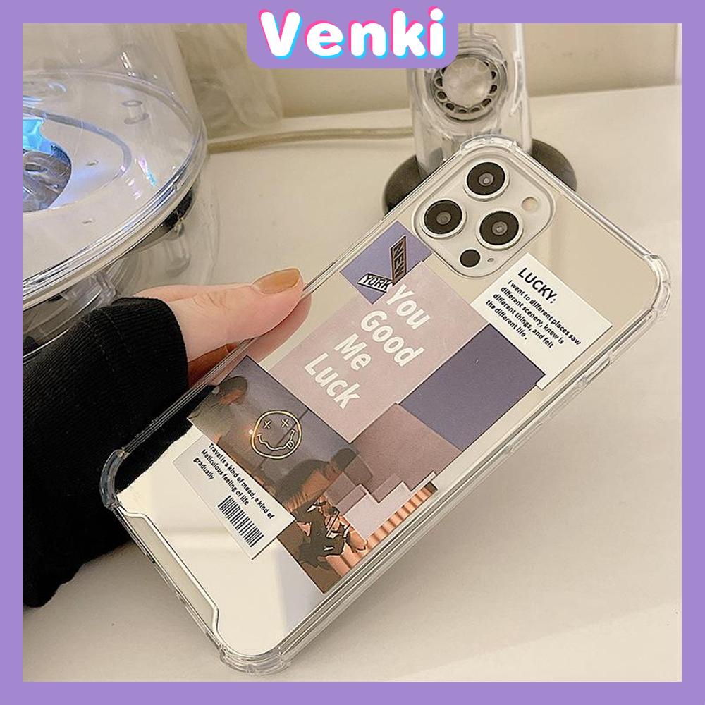 iPhone Case Acrylic HD Mirror Airbag Shockproof Protection Camera Cute Puzzle Magazine Style Compatible For iPhone 11 iPhone 13 Pro Max iPhone 12 Pro Max iPhone 7 Plus iPhone xr