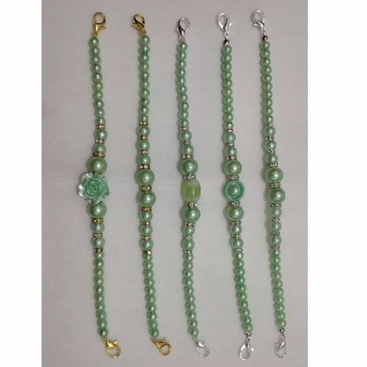 Konektor masker monte warna hijau muda