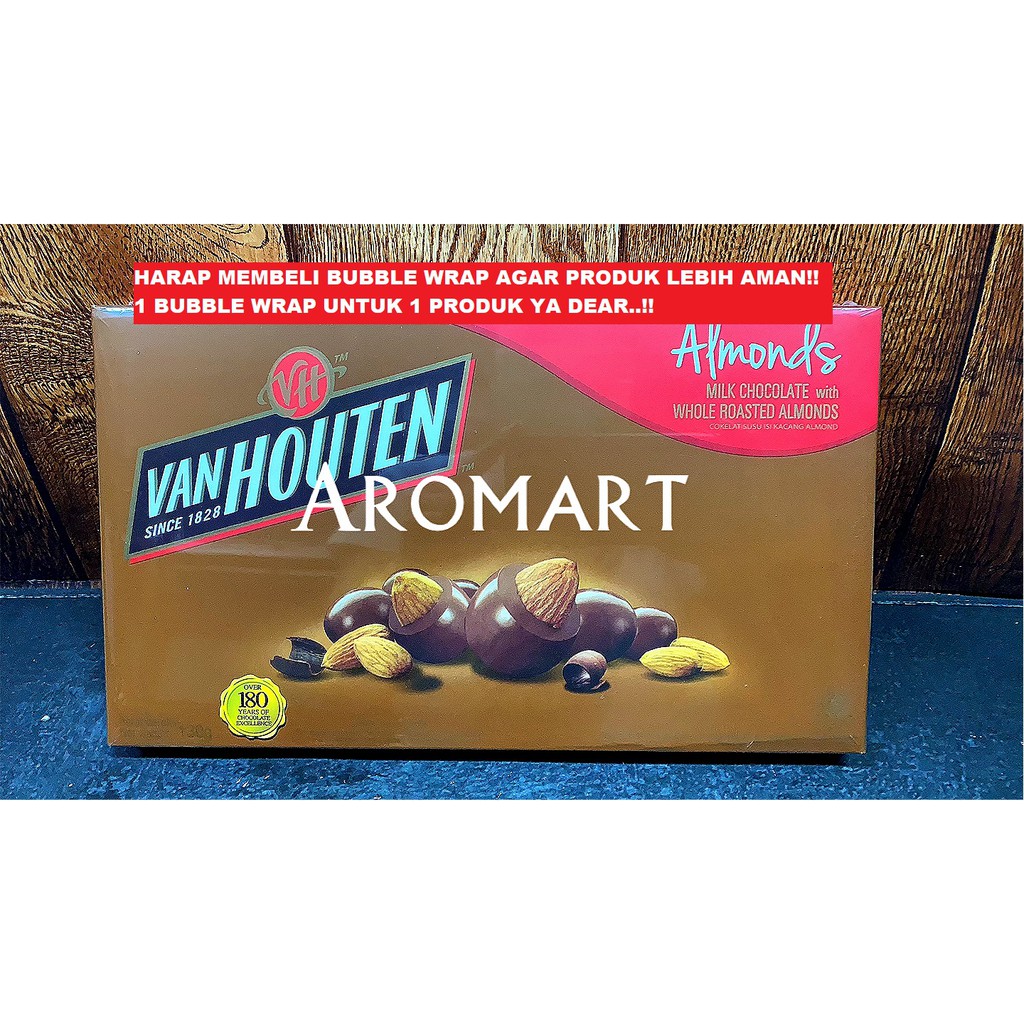 

Van Houten Almonds Milk Chocolate/Coklat Almond - 130g