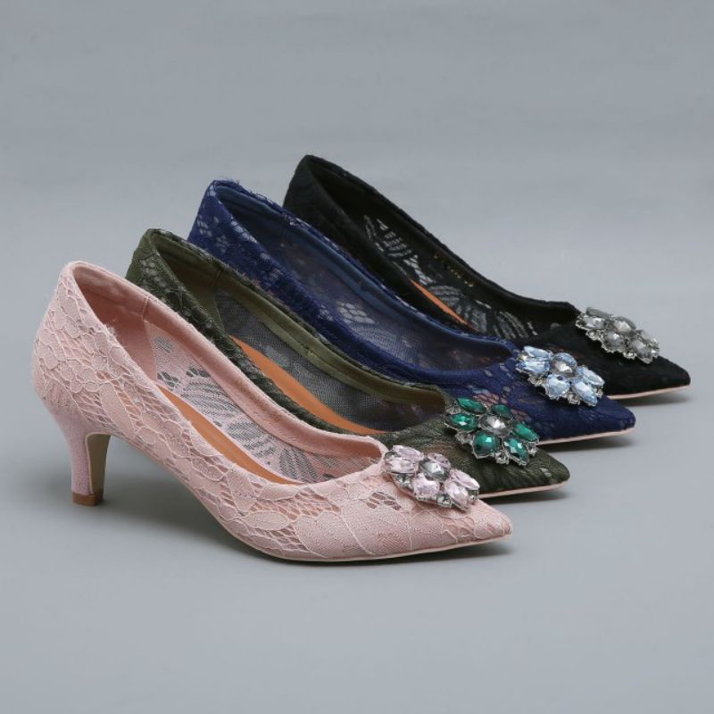 DOLCE & GABBANA Belluci Embroidered Heels SS22 #DG-6363